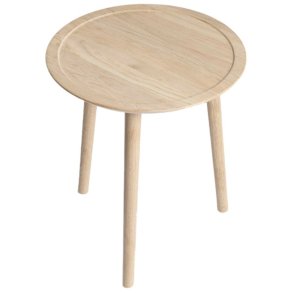 Ro Collection Dodona Sofabord Ø46 cm, Sæbebehandlet Eg
