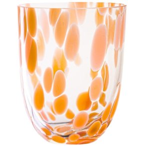 Anna von Lipa Big Confetti Tumbler Drikkeglas 25 cl, Peach