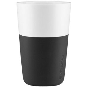 Eva Solo Cafe Latte-krus 2 stk. 36 cl, Carbon Black