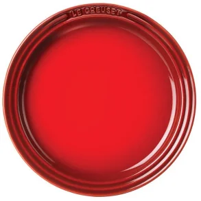 Le Creuset Tallerken m. Logo 18 cm, Cerise