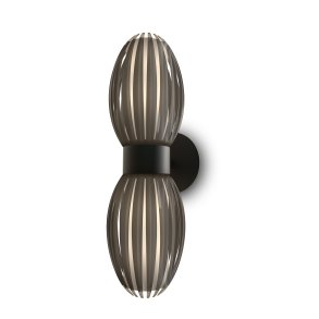 Herstal Tentacle Væglampe H34 cm, Sort/Smoke