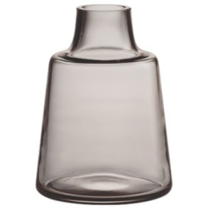 Holmegaard Flora Vase H12 cm, Smoke