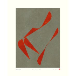 Hein Studio Art Print Collection 2037 Move no. 15 40x50 cm, Rust