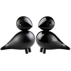 Kay Bojesen Turtelduer 9 cm, Sort
