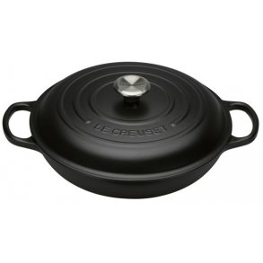 Le Creuset Signature Buffetgryde 30 cm/3,5 L, Mat Sort