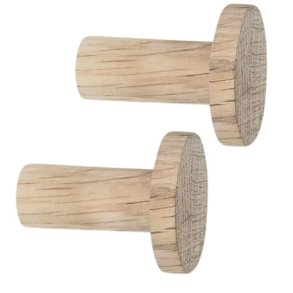Mette Ditmer Point Knager 2 stk. Ø3,3 x L3,9 cm, Eg