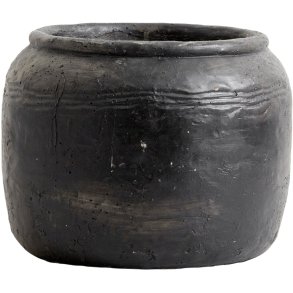 Nordal Cira Urtepotte H18 cm, Sort