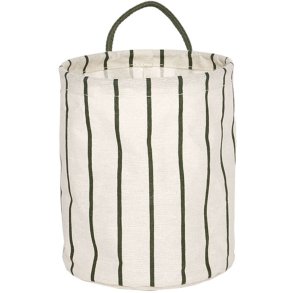 OYOY Raita Opbevaringskurv H22 cm, Green/Offwhite