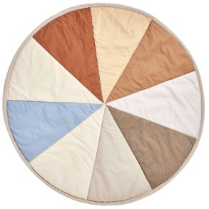 OYOY Mini Moni Quilted Tæppe Ø100 cm, Multi