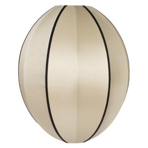 Oi Soi Oi Indochina Classic Lampeskærm Oval Ø44 cm, Kit/Sort