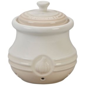 Le Creuset Hvidløgskrukke 10 cm, Meringue