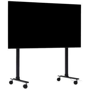 Pedestal Straight Rollin' TV-Stander H107 cm, Charcoal