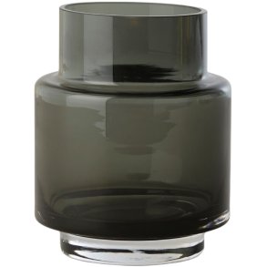 Ro Collection Hurricane Bloklysestage no. 53 H15 cm, Smoked Grey