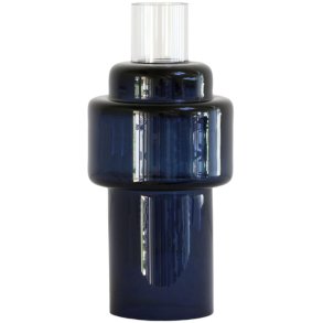 Ro Collection Lysestage no. 55 H15 cm, Indigo Blue