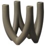 Lysestage 14 cm, Dark stone