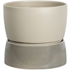 Ro Collection Two Tone Uretpotteskjuler H15 cm, Dune Grey