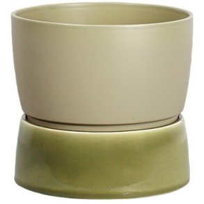 Ro Collection Two Tone Uretpotteskjuler H15 cm, Artichoke Green
