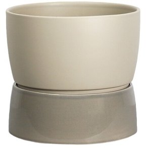 Ro Collection Two Tone Uretpotteskjuler H18,5 cm, Dune Grey
