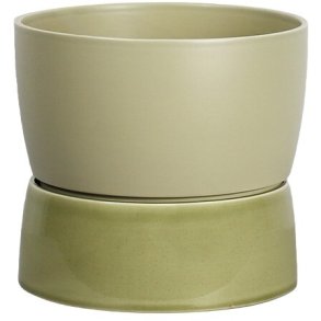 Ro Collection Two Tone Uretpotteskjuler H18,5 cm, Artichoke Green