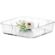 Ovnfast Fad Mellem 24x24 cm, Klar