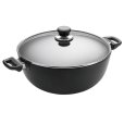 Suppe-/stegegryde m. Non-stick Bel&aelig;gning og L&aring;g 32 cm/7,5 L