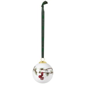 Kähler Hammershøi Christmas Kugle 2018 Ø6 cm, Hvid