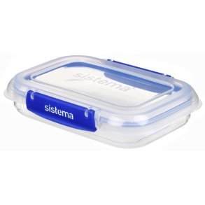 Sistema Klip It Plus Opbevaringsboks 450 ml, Blå