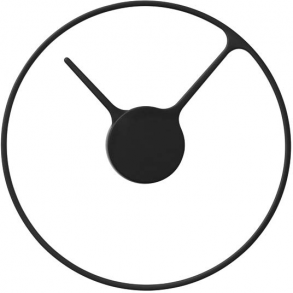 Stelton Time Vægur Stor 30 cm, Sort