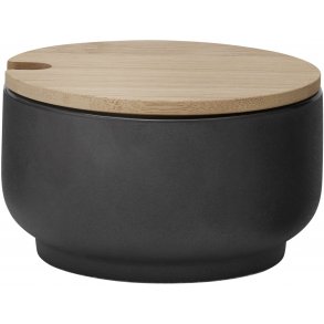 Stelton Theo Sukkerskål Ø9 cm, Sort