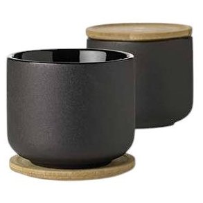 Stelton Theo Kop m. Underkop, Sort