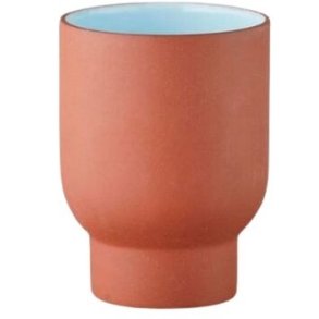 Studio About Clayware Kop 2 stk. 28 cl, Terracotta/Blå
