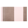Horisontal Gulvmåtte 67x120 cm, Sand/Lyserød
