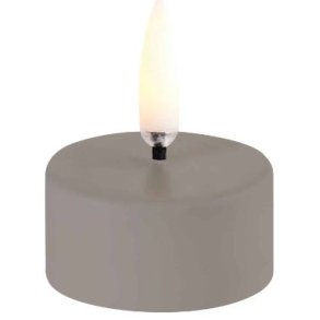 Uyuni Lighting Fyrfadslys 400 LED Ø4xH2,1 cm, Sandstone