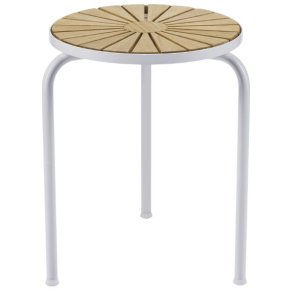 Mandalay Marguerit Taburet H44,5 cm, Hvid