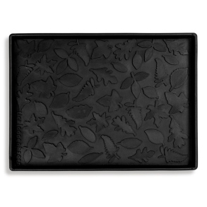 Tica Copenhagen Leaves Skobakke 28x38 cm, Sort
