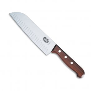 Victorinox Santoku Kniv m. Luftskær 17 cm, Træ