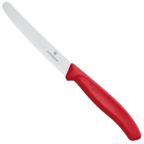 Victorinox Bordkniv/Tomatkniv SwissClassic 11 cm, Rød