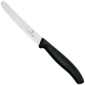 Victorinox Bordkniv/Tomatkniv SwissClassic 11 cm, Sort