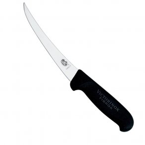 Victorinox Udbener Kniv Buet Smal Klinge 12 cm, Sort Fibrox