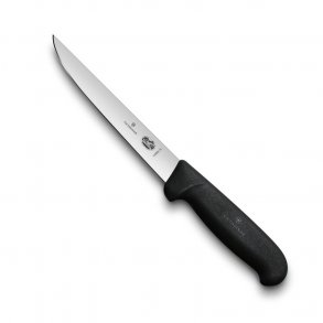 Victorinox Udbener Kniv Lige Bred Klinge 15 cm, Sort Fibrox