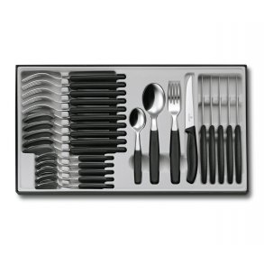 Victorinox Steak Bestiksæt 24 Dele, Sort