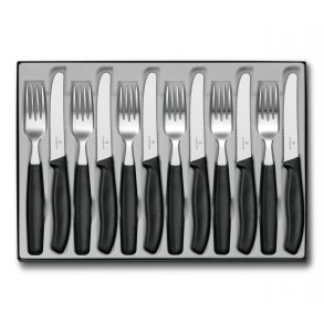 Victorinox Bestiksæt 12 Dele, Sort