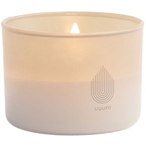 Uyuni Lighting Genopladeligt Glaslys LED Ø8,2xH6 cm, Vanilla