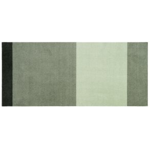 Tica Copenhagen Stripes Horisontal Gulvmåtte 90x200 cm, Grøn
