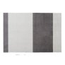 Horisontal Gulvmåtte 90x130 cm, Steelgrey/Lysegrå