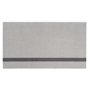 Tica Copenhagen Stripes Vertikal Gulvmåtte 67x120 cm, Lysegrå/Steelgrey