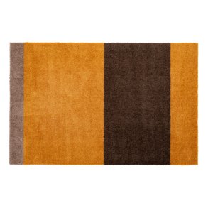 Tica Copenhagen Stripes Horisontal Gulvmåtte 60x90 cm, Dijon/Sand/Brun