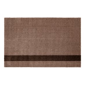 Tica Copenhagen Stripes Vertikal Gulvmåtte 60x90 cm, Sand/Brun