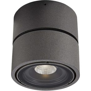 ANTIDARK Easy W100 Udendørsspot LED Ø10 cm, Sort