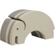 Elefant L/24 cm, Grå